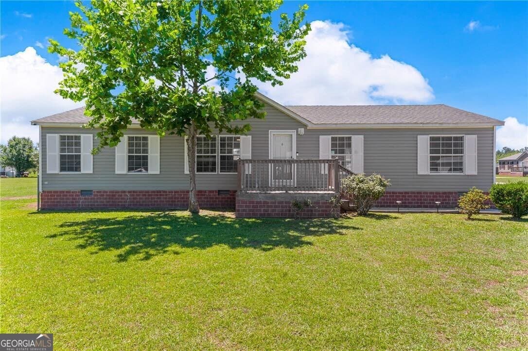3 bedroom, 2 bathroom, 1,404 sq ft manufactured home,single family residence sold at 6478 Swallowtail Drive, Statesboro, GA 30461