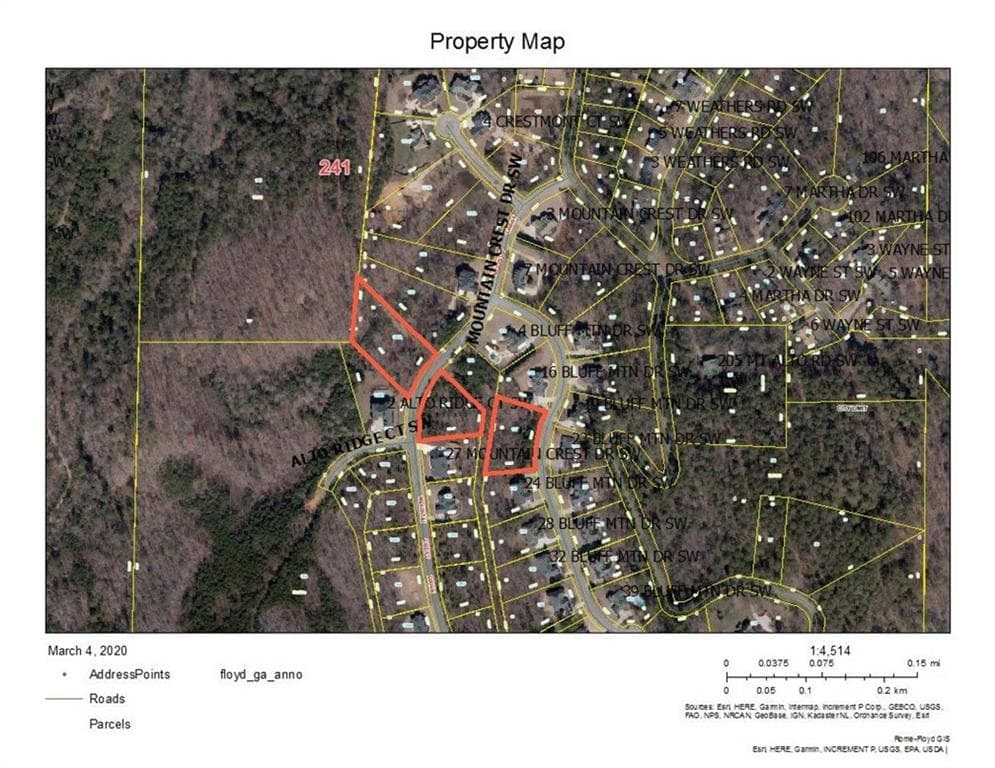 single family residence sold at 0 Mountain Crest Drive, Rome, GA 30165