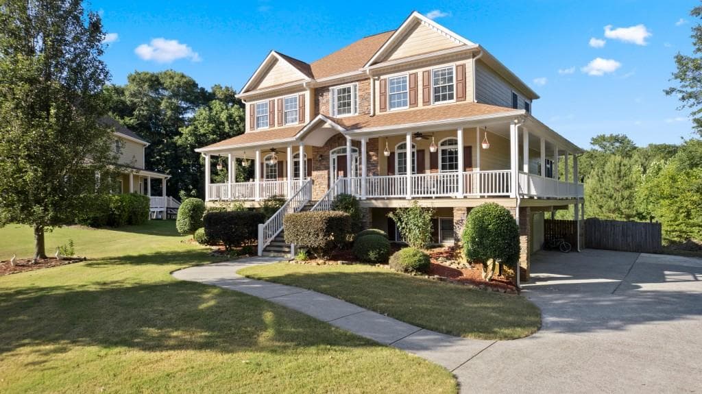 6 bedroom, 5 bathroom, 3,413 sq ft single family residence sold at 18 River Birch Circle, Euharlee, GA 30145