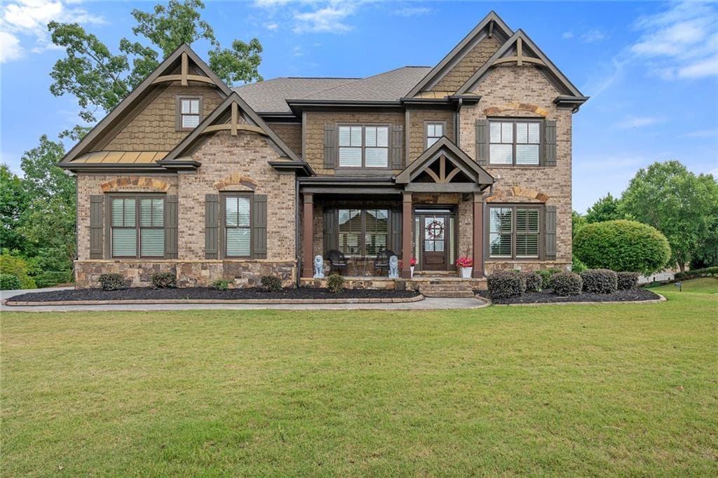 5 bedroom, 4 bathroom, 4,191 sq ft single family residence sold at 4838 Gablestone Drive, Hoschton, GA 30548