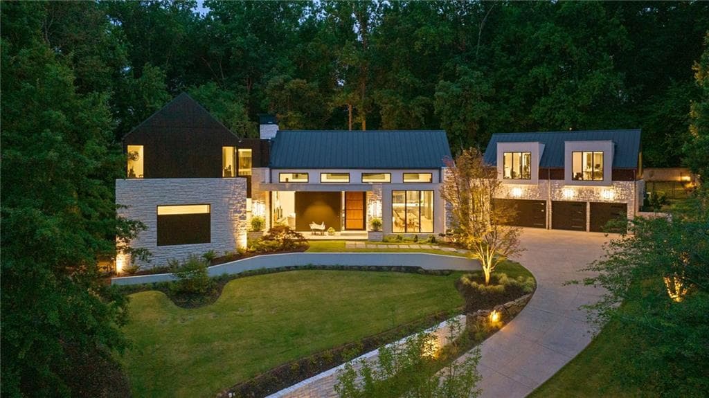 5 bedroom, 9 bathroom, 8,600 sq ft single family residence sold at 730 Langford Lane, Atlanta, GA 30327