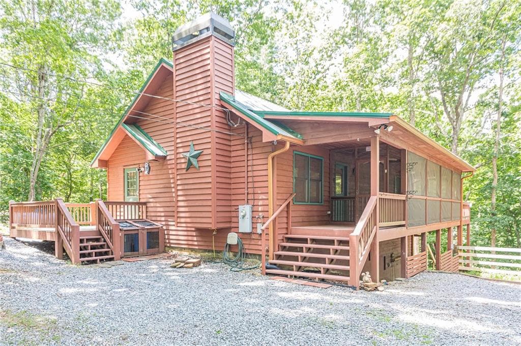 3 bedroom, 3 bathroom single family residence sold at 113 Elba Court, Ellijay, GA 30540