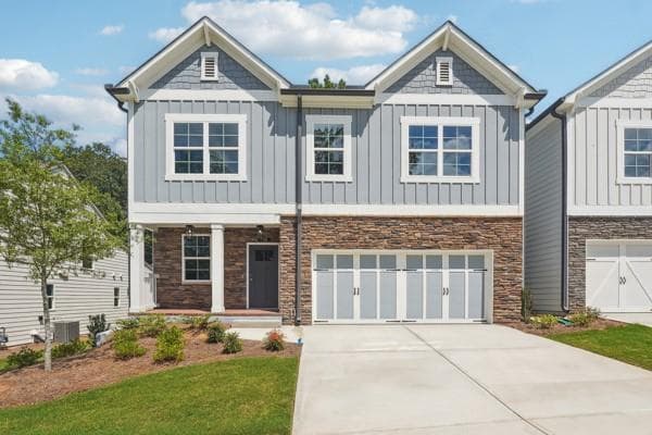 3 bedroom, 3 bathroom, 1,939 sq ft townhouse sold at 364 Lakeside Court, Canton, GA 30114