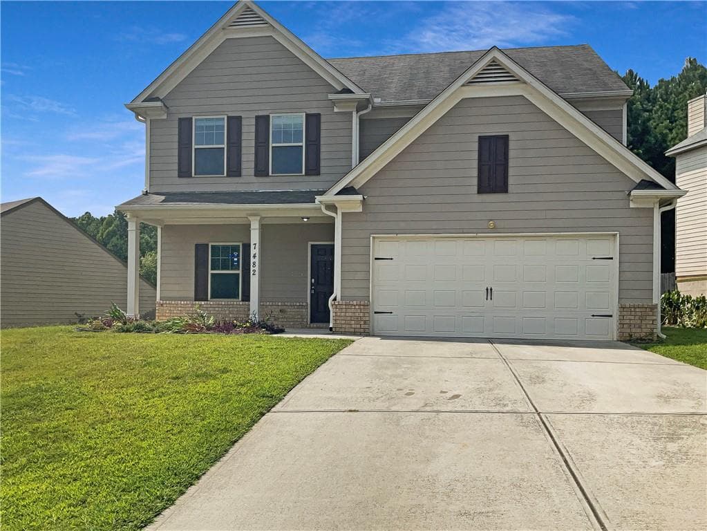 4 bedroom, 3 bathroom single family residence sold at 7482 Saint David Street, Fairburn, GA 30213