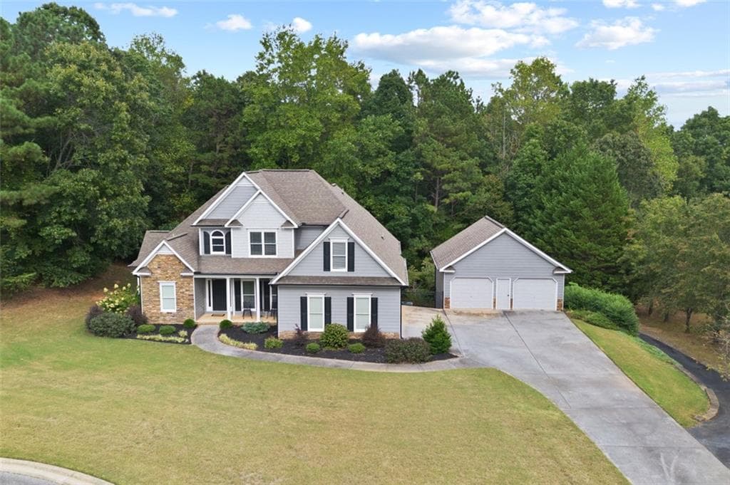 4 bedroom, 4 bathroom, 3,998 sq ft single family residence sold at 144 Sweetwater Creek Trail, Canton, GA 30114