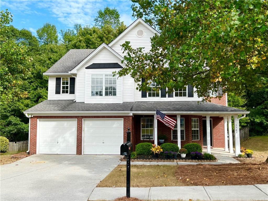 4 bedroom, 3 bathroom, 1,996 sq ft single family residence sold at 3587 Bluff Creek Drive, Buford, GA 30519