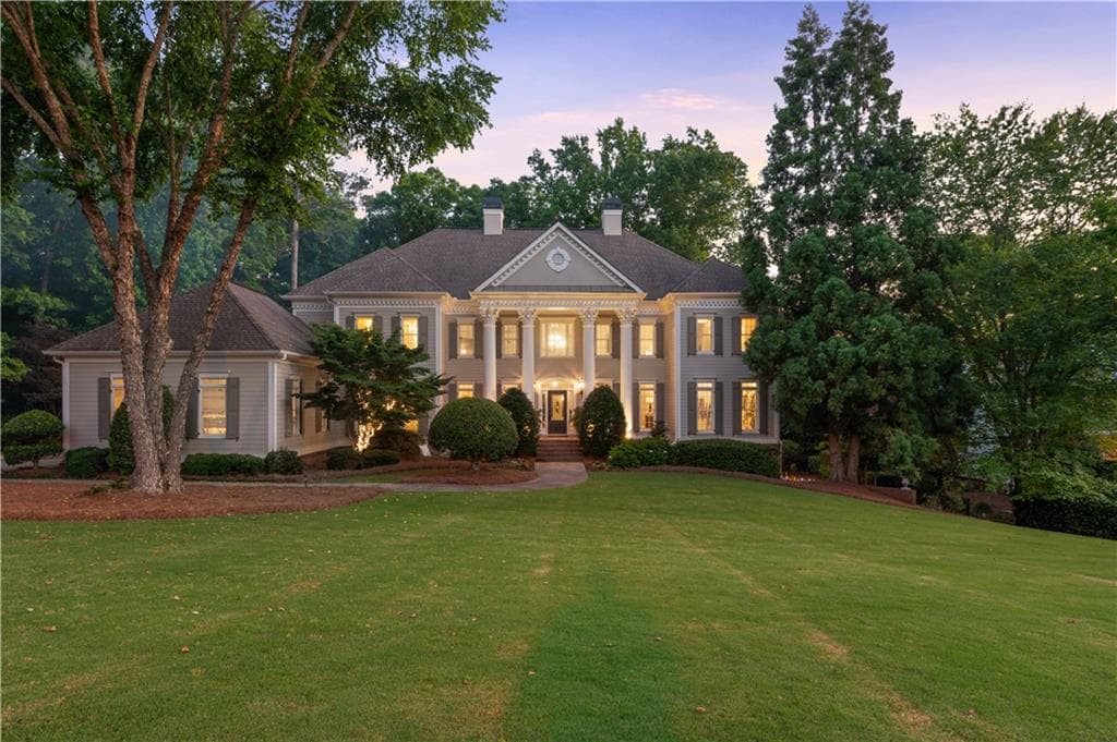 6 bedroom, 5 bathroom, 8,040 sq ft single family residence sold at 585 Glen National Drive, Milton, GA 30004