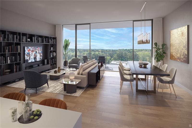 2 bedroom, 3 bathroom, 1,942 sq ft condominium sold at 2425 Peachtree Road 1111, Atlanta, GA 30305