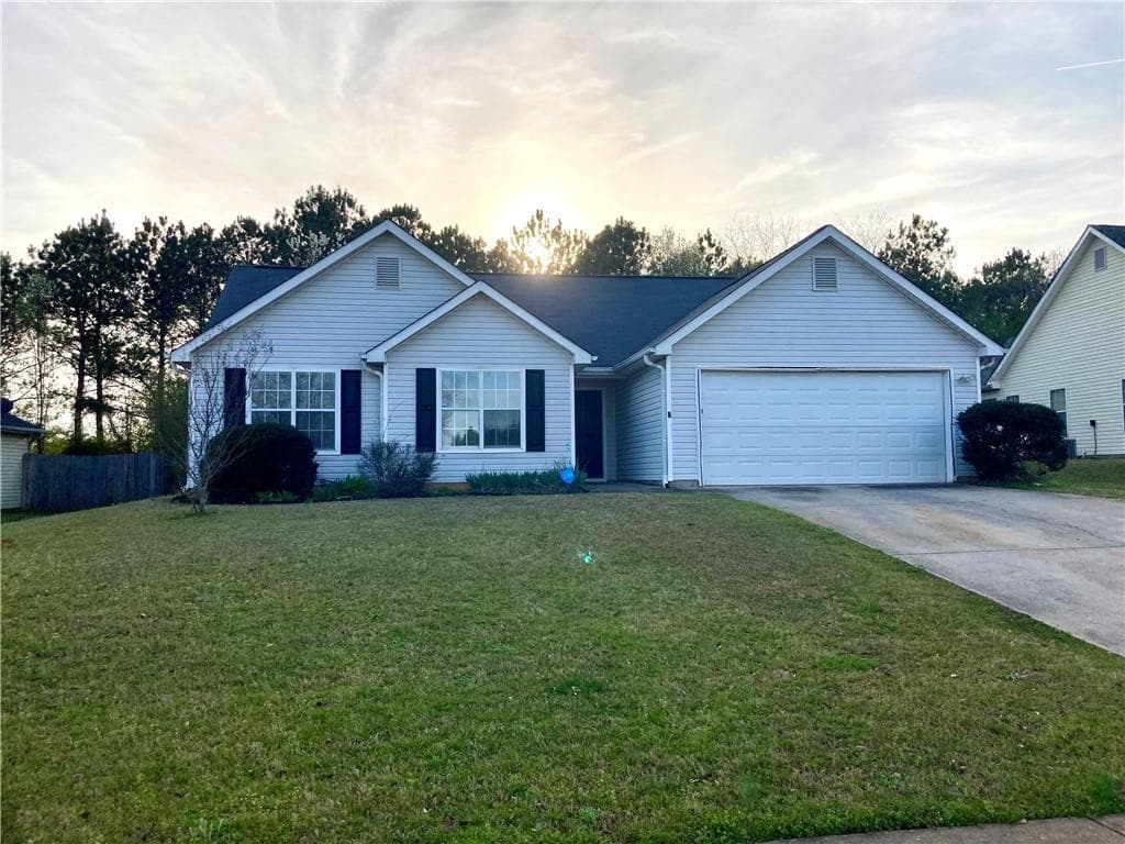 3 bedroom, 2 bathroom single family residence sold at 1051 Foxchase Drive, Mcdonough, GA 30253