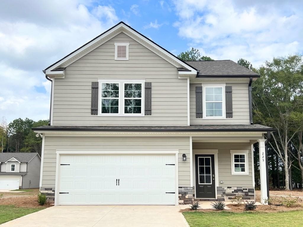 4 bedroom, 3 bathroom single family residence sold at 225 Breckens Way, Statham, GA 30666