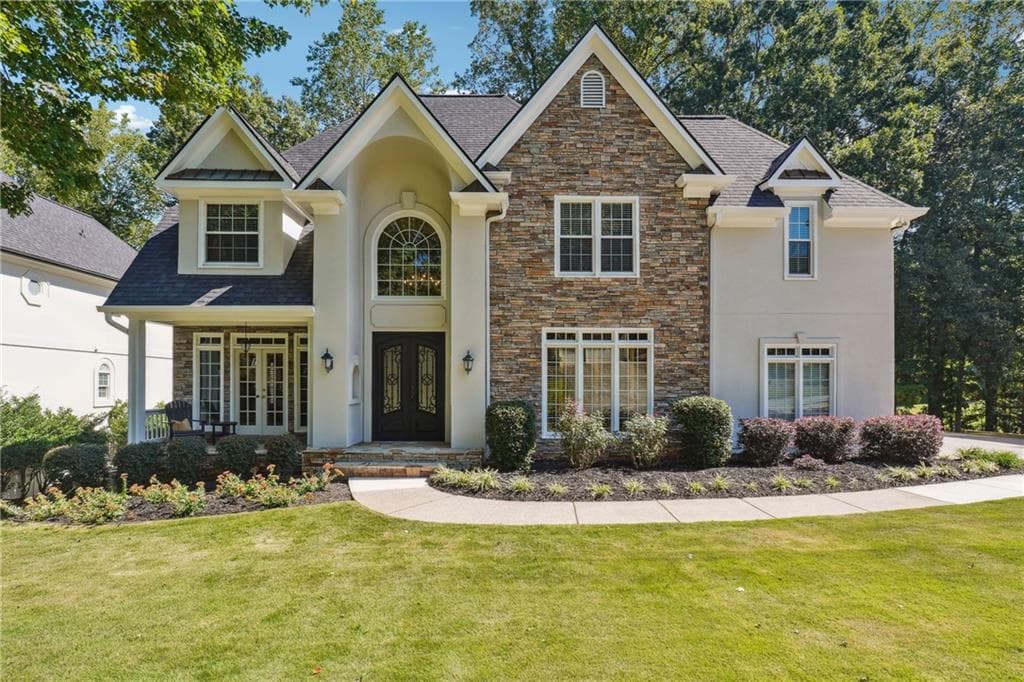 5 bedroom, 5 bathroom single family residence sold at 1372 Downington Lane, Acworth, GA 30101