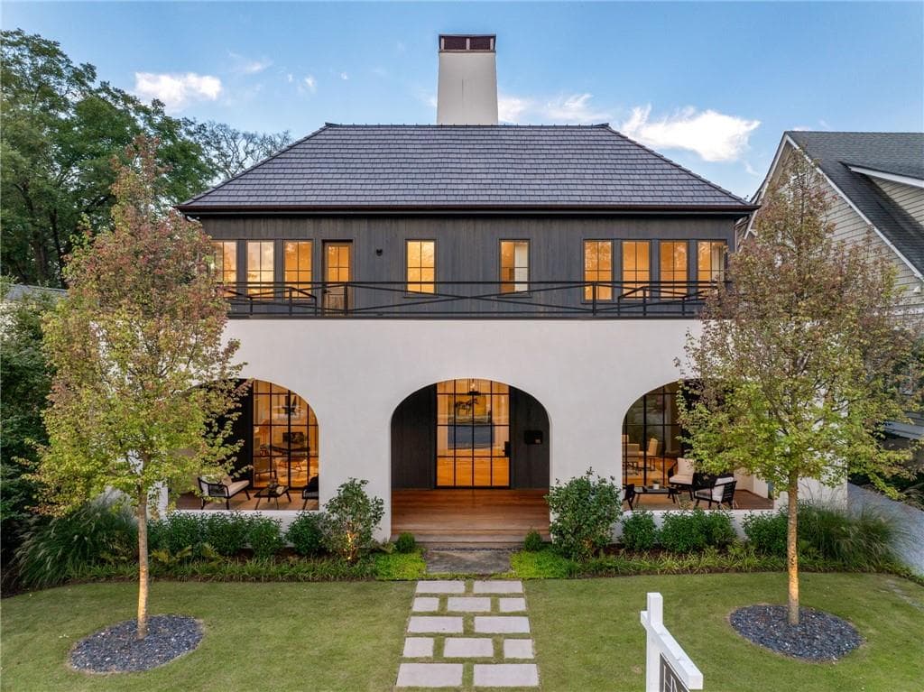 6 bedroom, 7 bathroom, 6,239 sq ft single family residence sold at 95 Montgomery Ferry Drive, Atlanta, GA 30309