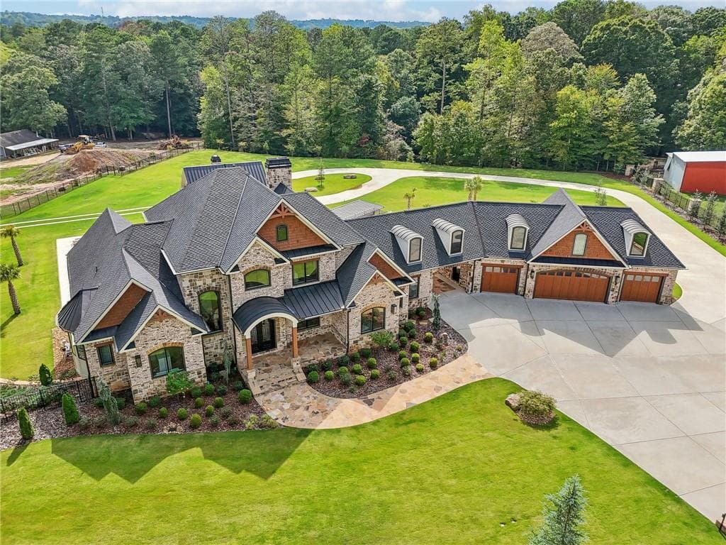 5 bedroom, 8 bathroom, 9,564 sq ft single family residence sold at 3652 Hog Mountain Road, Dacula, GA 30019