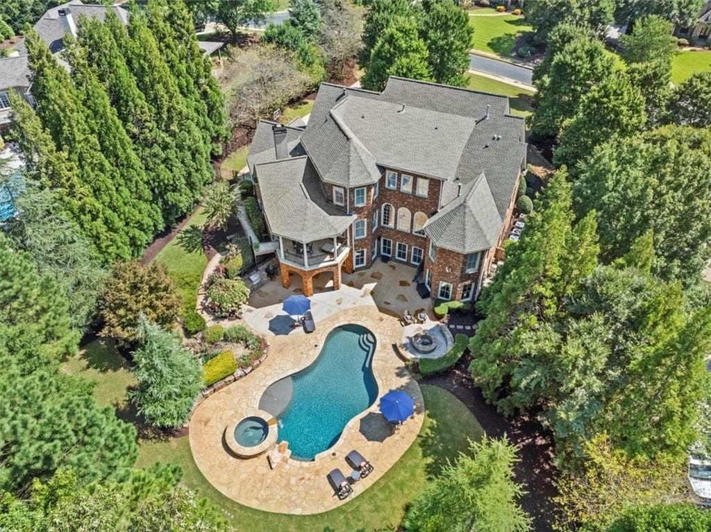 6 bedroom, 7 bathroom single family residence sold at 15920 Meadow King Way, Milton, GA 30004