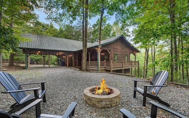 4 bedroom, 3 bathroom single family residence sold at 85 Ridgeview Estates Road, Blue Ridge, GA 30513