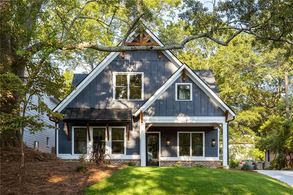 5 bedroom, 5 bathroom, 3,693 sq ft single family residence sold at 142 Greenwood Avenue, Decatur, GA 30030