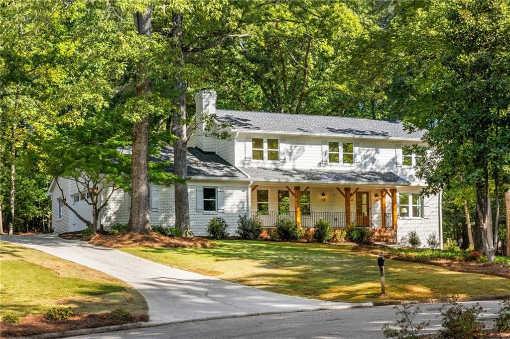 4 bedroom, 5 bathroom, 3,402 sq ft single family residence sold at 7181 Twin Branch Court, Atlanta, GA 30328