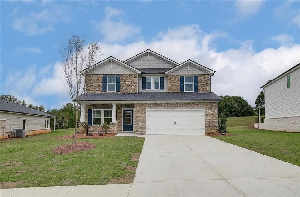 4 bedroom, 3 bathroom single family residence sold at 347 Sope Creek Circle, Pendergrass, GA 30567
