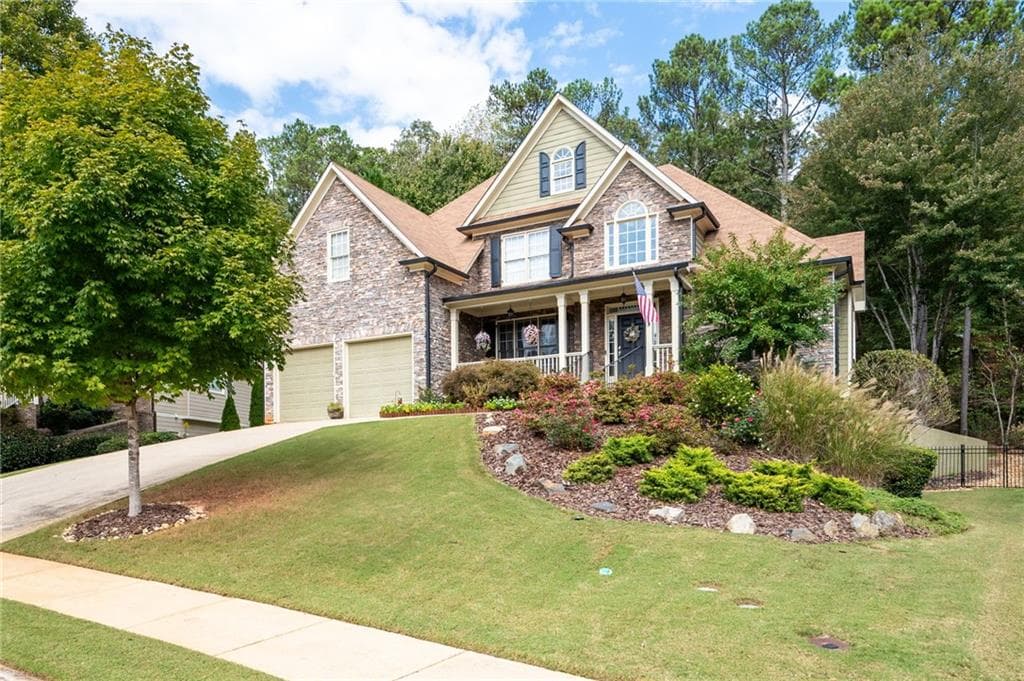 5 bedroom, 4 bathroom, 4,825 sq ft single family residence sold at 166 Misty View Lane, Acworth, GA 30101