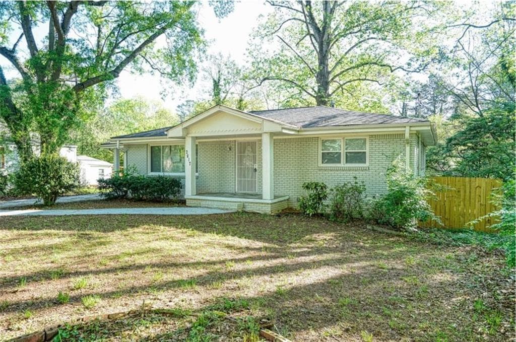4 bedroom, 3 bathroom single family residence sold at 2817 BEN HILL Road, Atlanta, GA 30344