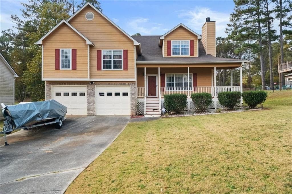 4 bedroom, 3 bathroom, 1,857 sq ft single family residence sold at 5126 Meadows Lake Drive, Powder Springs, GA 30127
