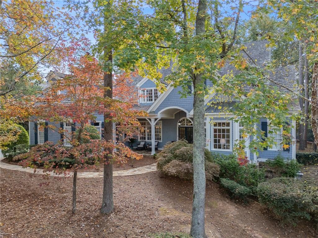 6 bedroom, 7 bathroom single family residence sold at 730 Old Saddle Lane, Alpharetta, GA 30004