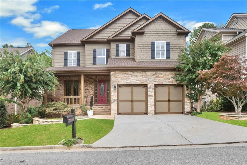 5 bedroom, 5 bathroom, 5,645 sq ft single family residence sold at 3280 Compass Way, Milton, GA 30004
