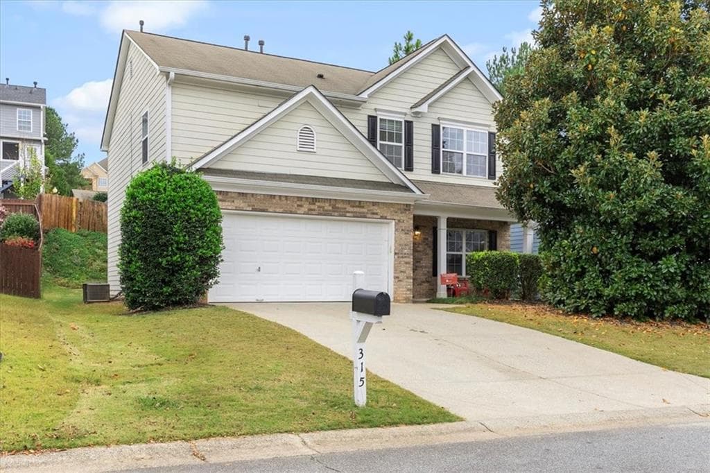 4 bedroom, 3 bathroom single family residence sold at 315 Tuggle Court, Woodstock, GA 30188