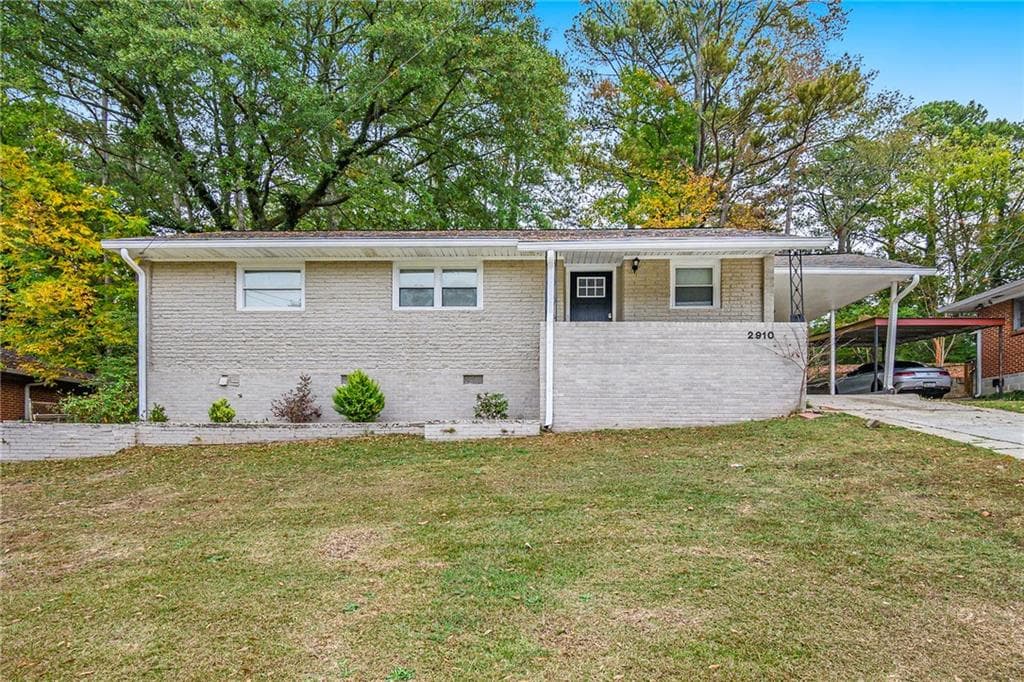 3 bedroom, 1 bathroom, 1,312 sq ft single family residence sold at 2910 Delowe Drive, Atlanta, GA 30344