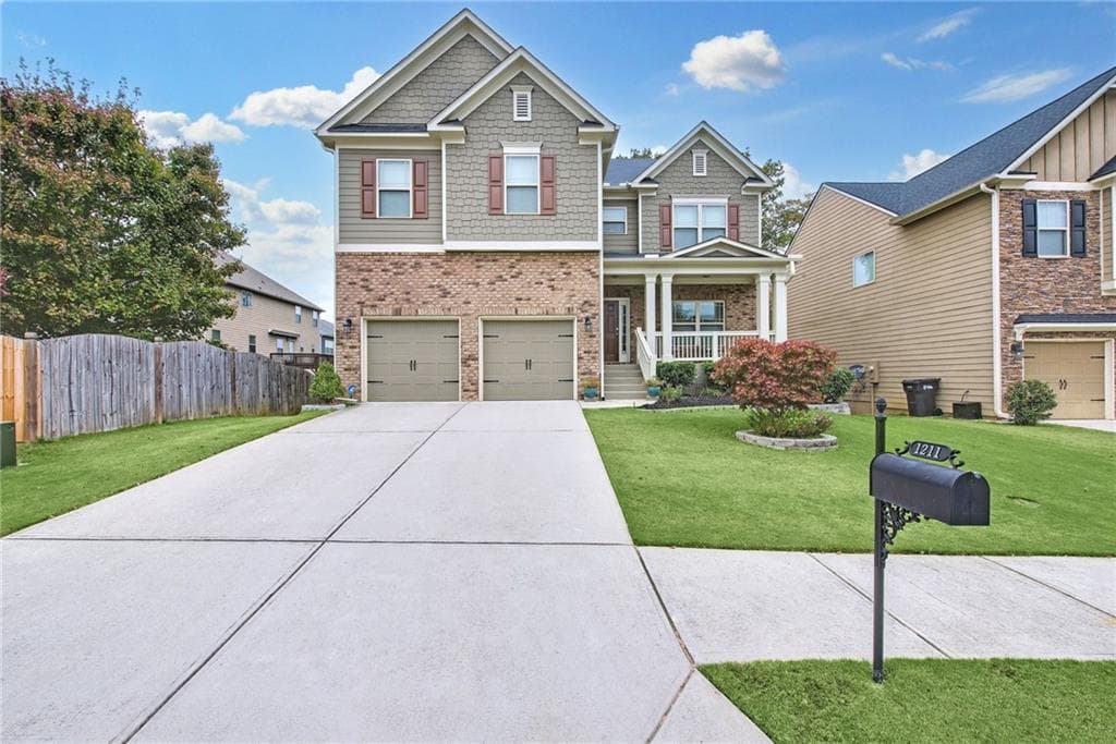4 bedroom, 5 bathroom, 3,400 sq ft single family residence sold at 1211 Silvercrest Court, Powder Springs, GA 30127