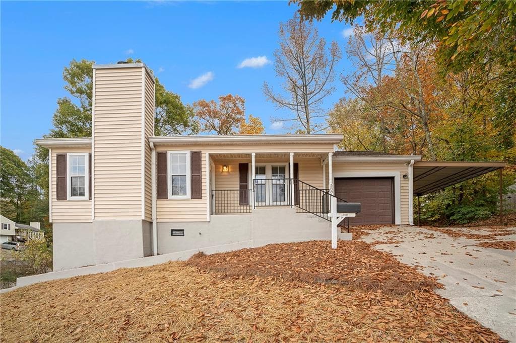 3 bedroom, 2 bathroom single family residence sold at 5881 Brookside Drive, Mableton, GA 30126