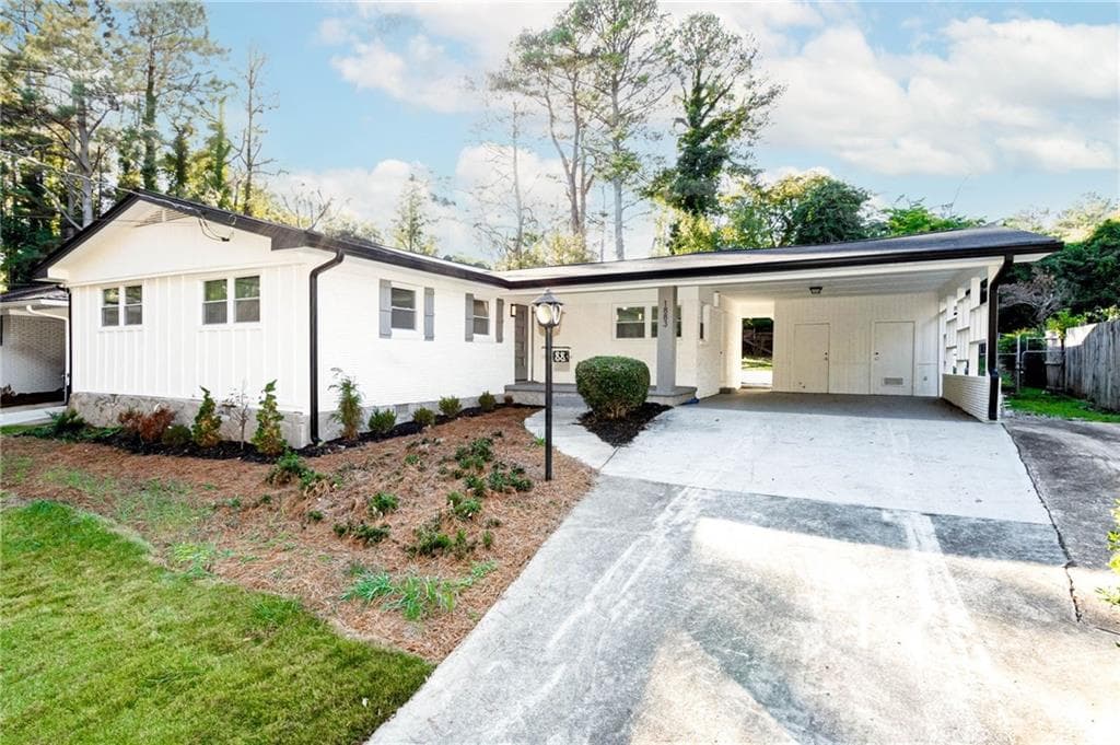 3 bedroom, 2 bathroom, 1,605 sq ft single family residence sold at 1883 Fort Valley Drive, Atlanta, GA 30311