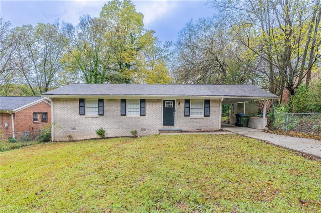 3 bedroom, 1 bathroom, 1,075 sq ft single family residence sold at 3851 Bonnie Lane, Atlanta, GA 30354
