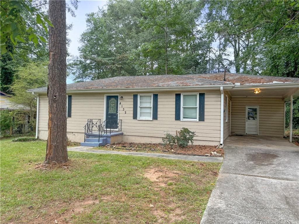 2 bedroom, 1 bathroom, 1,000 sq ft single family residence sold at 4132 Canby Lane, Decatur, GA 30035