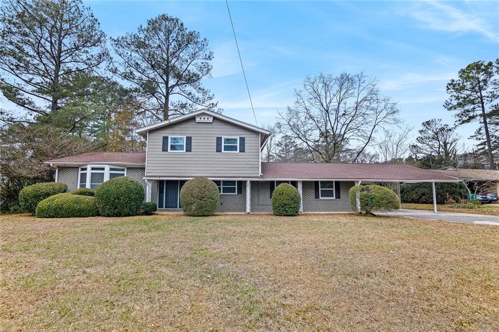 4 bedroom, 3 bathroom single family residence sold at 2592 Evergreen Trail, Smyrna, GA 30082