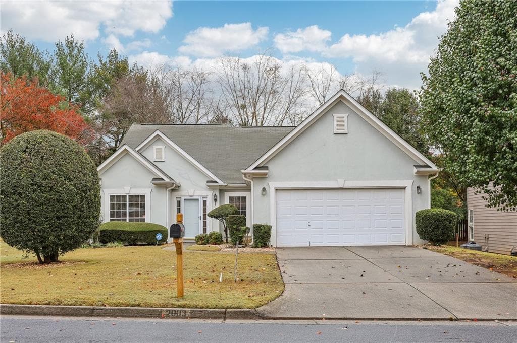 3 bedroom, 2 bathroom single family residence sold at 2003 Santenay Drive, Marietta, GA 30008