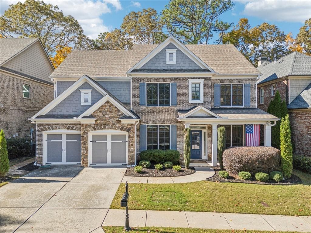 5 bedroom, 4 bathroom, 3,417 sq ft single family residence sold at 9914 Inisfree Drive, Alpharetta, GA 30022