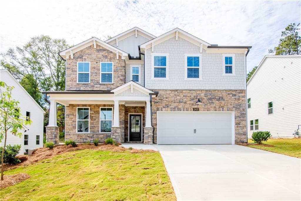 5 bedroom, 4 bathroom single family residence sold at 701 Crossroad Court, Powder Springs, GA 30127
