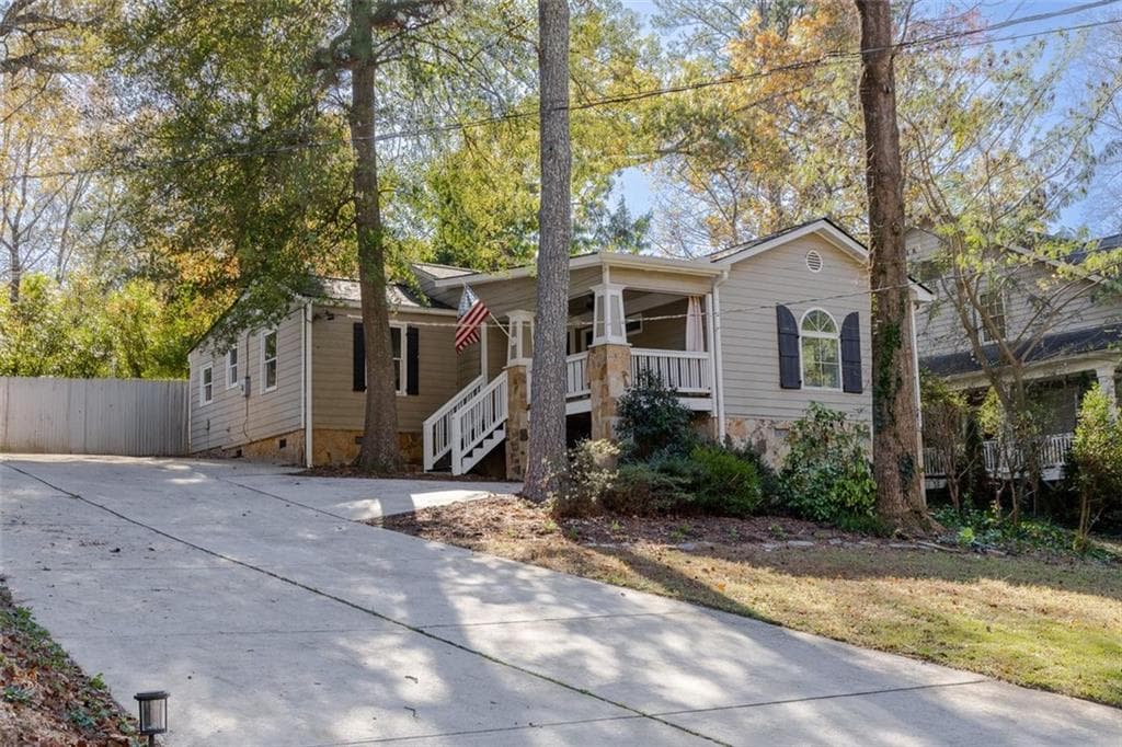 3 bedroom, 2 bathroom single family residence sold at 1887 HICKORY Road, Chamblee, GA 30341