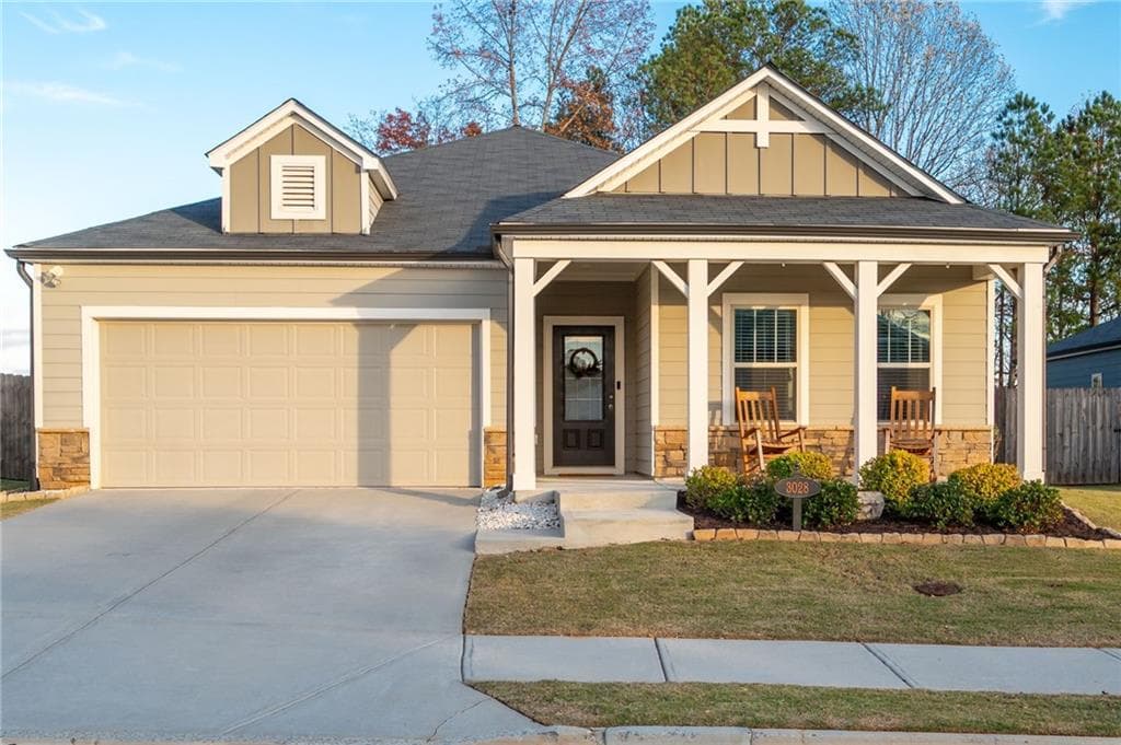 4 bedroom, 3 bathroom, 2,088 sq ft single family residence sold at 3028 Towne Mill Avenue, Canton, GA 30114