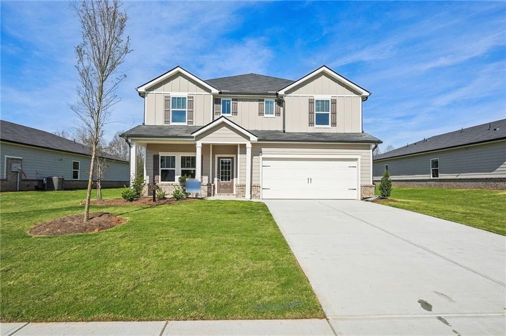 4 bedroom, 3 bathroom single family residence sold at 325 Sope Creek Circle, Pendergrass, GA 30567