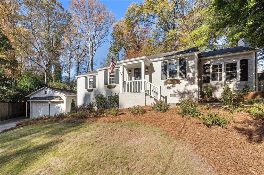 3 bedroom, 2 bathroom single family residence sold at 719 Forrest Trail, Atlanta, GA 30318