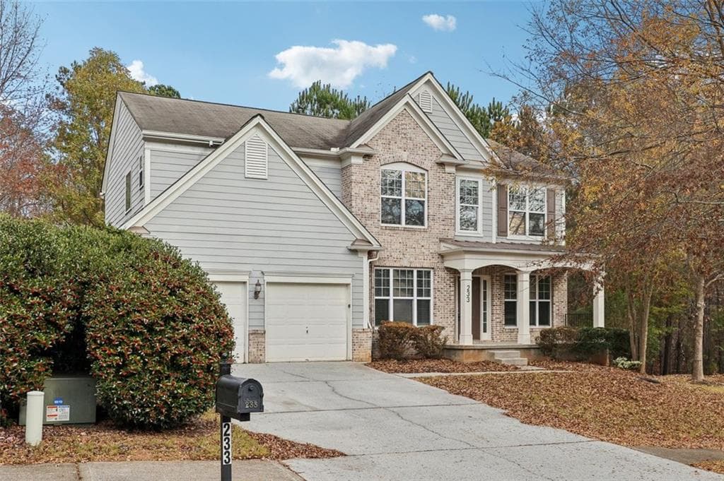 5 bedroom, 4 bathroom single family residence sold at 233 GLENWOOD Drive, Canton, GA 30115