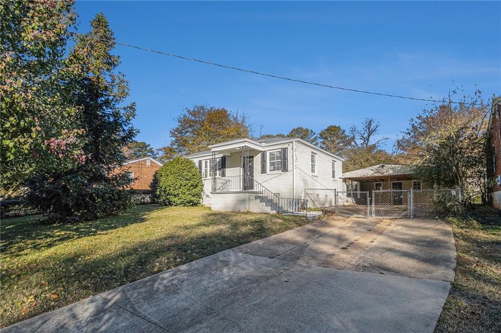 3 bedroom, 1 bathroom single family residence sold at 2631 Godfrey Drive, Atlanta, GA 30318