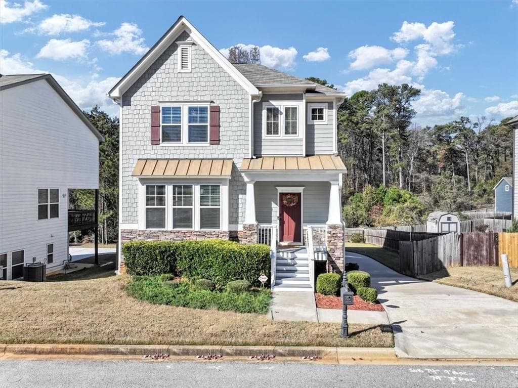 4 bedroom, 4 bathroom, 2,100 sq ft single family residence sold at 2608 Tilson Road, Decatur, GA 30032