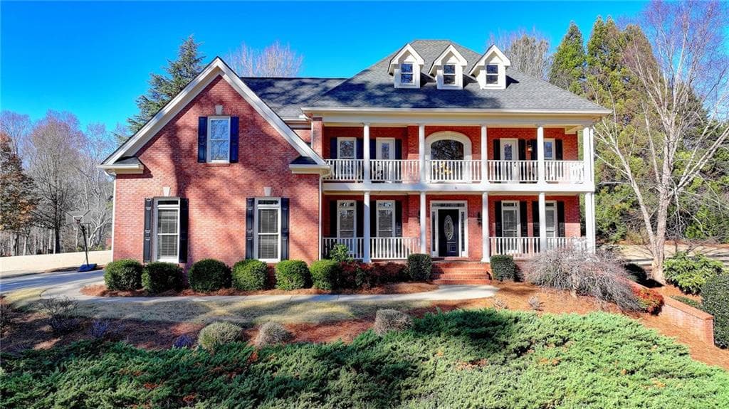 5 bedroom, 4 bathroom, 3,855 sq ft single family residence sold at 205 Aylesford Court, Milton, GA 30004