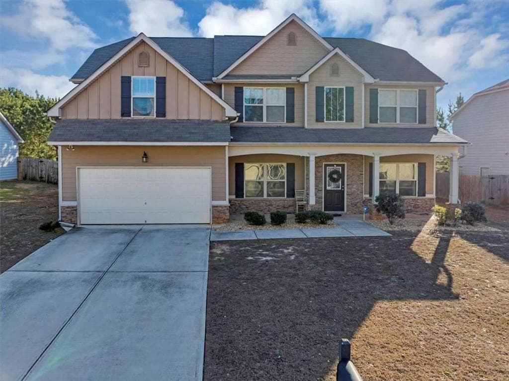 5 bedroom, 3 bathroom single family residence sold at 719 Stable View Loop, Dallas, GA 30132