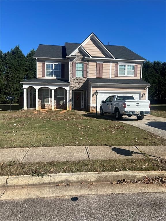 4 bedroom, 3 bathroom single family residence sold at 3136 Baywood Court, Conyers, GA 30013