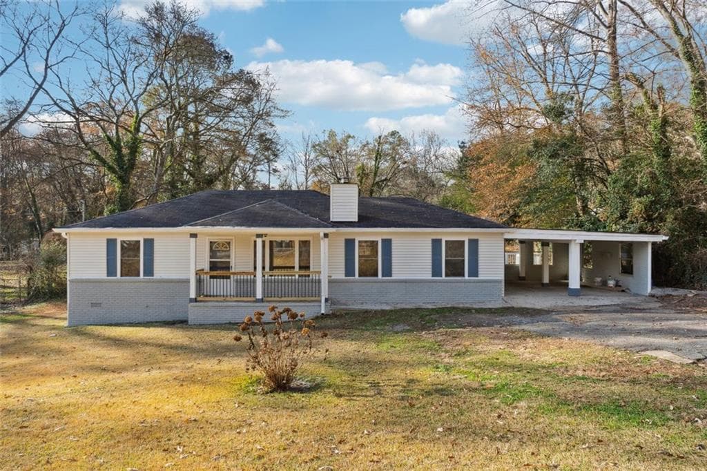 3 bedroom, 2 bathroom single family residence sold at 1751 NATHAN Lane, Austell, GA 30168