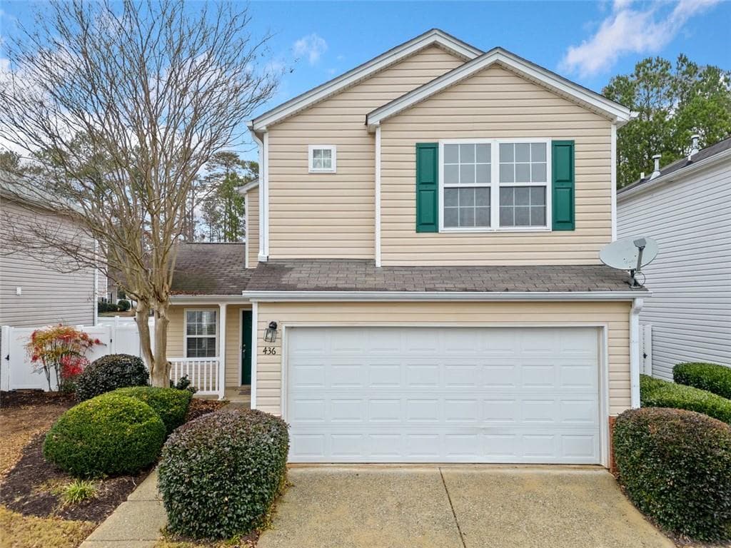 2 bedroom, 3 bathroom, 1,232 sq ft single family residence sold at 436 W Oaks Trail, Woodstock, GA 30188